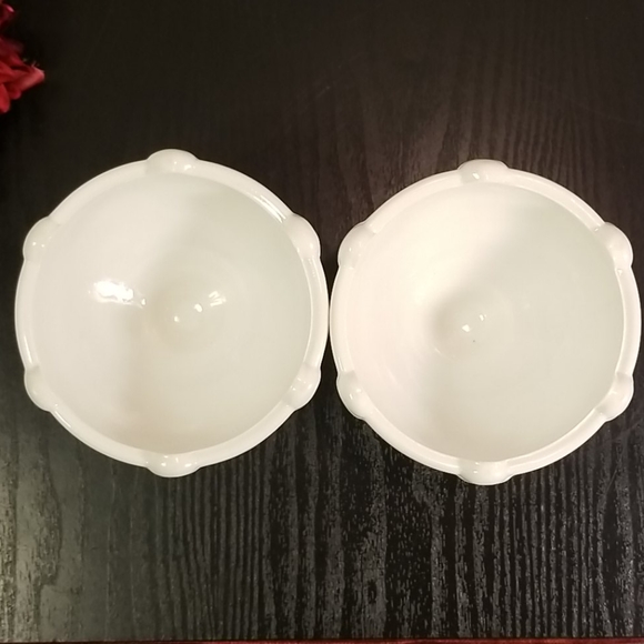 Oyster & Pearl Vitrock candle holders - Picture 4 of 8